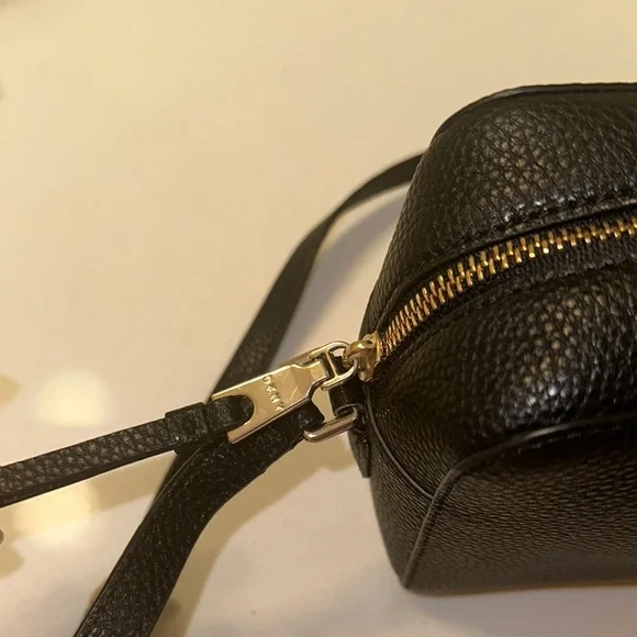 DKNY Black Leather Crossbody Bag - Picture 4 of 6